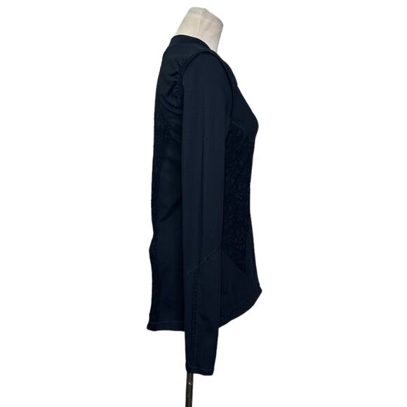 Vimmia Black 1/4 Zip Long Sleeves Running Pullover Size M - Picture 6 of 11